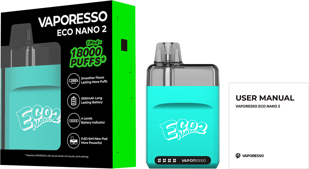 Vaporesso - Eco Nano 2 Kit Vapers Caf Vaporesso - Eco Nano 2 Kit Vapers Caf