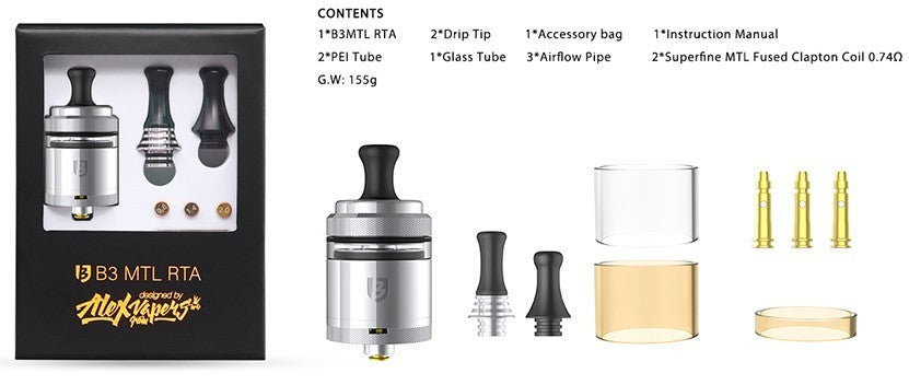VandyVape Berserker B3 MTL RTA (1 pza)