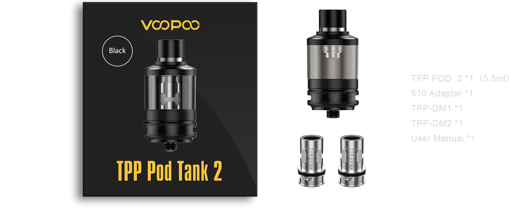 Voopoo TPP Pod Tank 2 (1 pza) Vapers Caf Voopoo TPP Pod Tank 2 (1 pza) Vapers Caf
