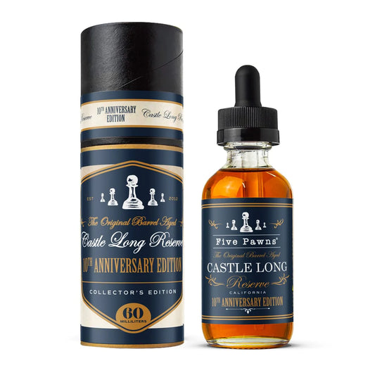 5 PAWNS Castle Long RESERVE 60ml - 10TH ANNIVERSARY - 3mg