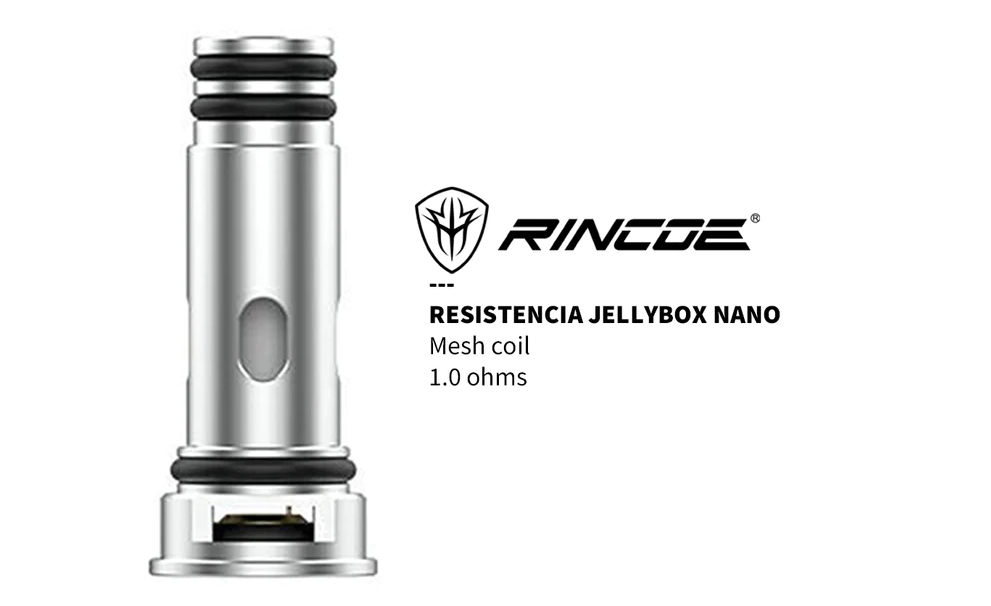 Vapor Rincoe Coil Rincoe Jellybox - 1.0 oHm (1 pza) – Vapers Café